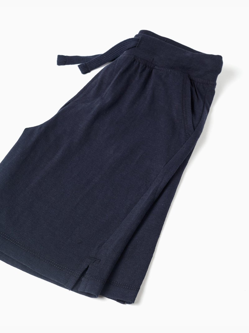 Confezione da maglietta e pantaloncini in cotone con stampa Nero Arancione - Kiabi