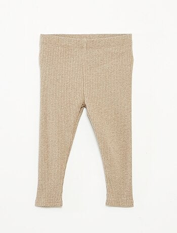 Confezione di 2 leggings a coste