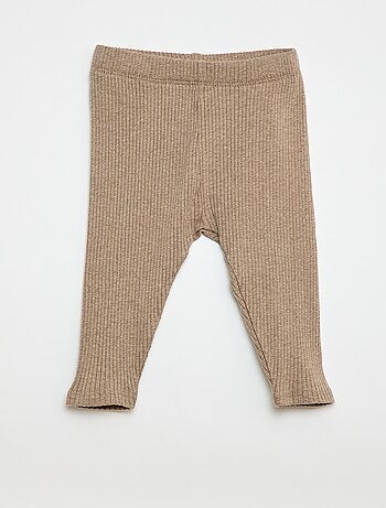 Confezione di 2 leggings a coste