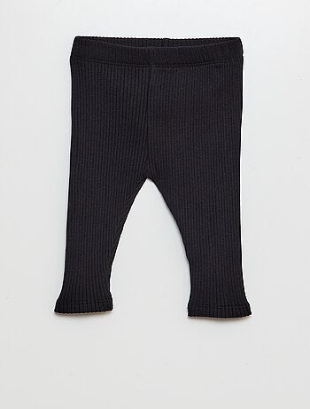 Confezione di 2 leggings a coste