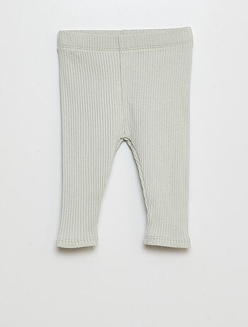 Confezione di 2 leggings a coste