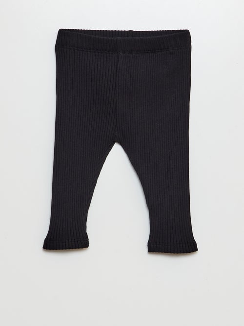 Confezione di 2 leggings a coste - Kiabi