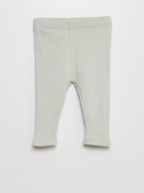 Confezione di 2 leggings a coste - Kiabi