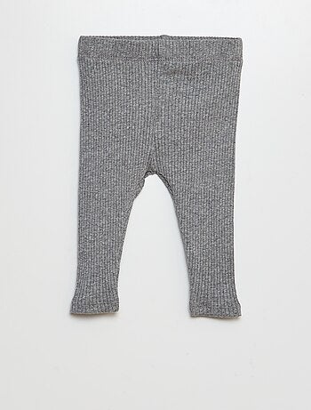 Confezione di 2 leggings a coste