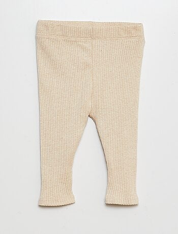 Confezione di 2 leggings a coste