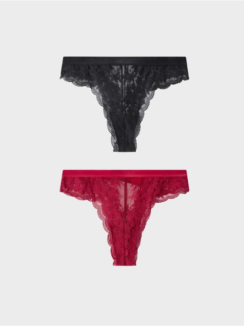 Confezione di 2 slip brasiliani - Kiabi