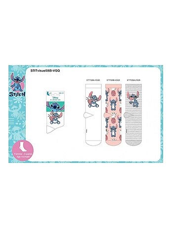 Confezione di 3 Calzini Donna LILO E STITCH