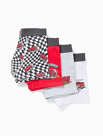 Confezione di 4 boxer saetta mcqueen