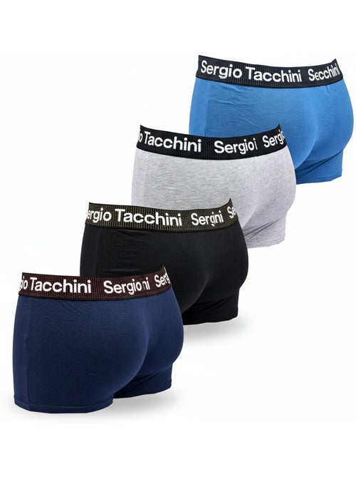 Confezione di 4 Boxer Uomo SERGIO TACCHINI - Kiabi Confezione di 4 Boxer Uomo SERGIO TACCHINI - Kiabi