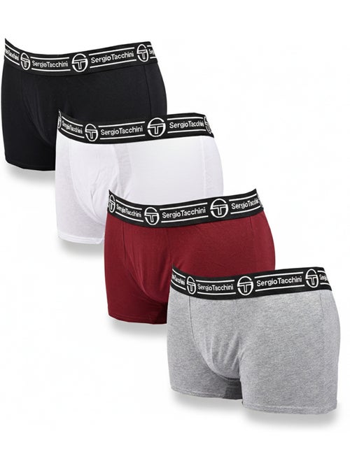 Confezione di 4 Boxer Uomo SERGIO TACCHINI - Kiabi Confezione di 4 Boxer Uomo SERGIO TACCHINI - Kiabi