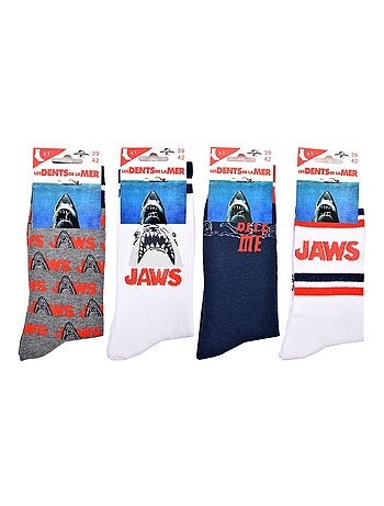 Confezione di 4 calzini uomo JAWS