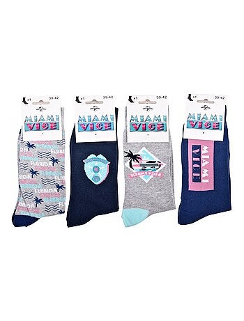 Confezione di 4 calzini uomo MIAMI VICE