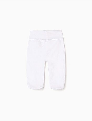 Confezione di 4 pantaloni in cotone con piedini