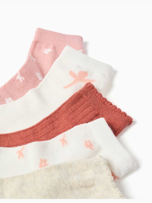 Confezione di 5 calzini con stampe floreali - Kiabi Confezione di 5 calzini con stampe floreali - Kiabi
