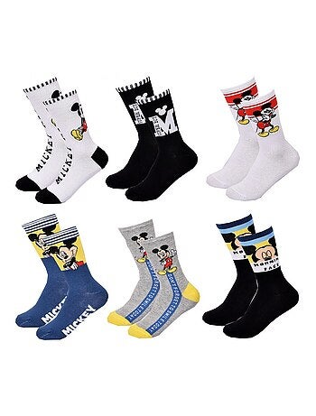 Confezione di 6 Calzini Bambino DISNEY MICKEY MOUSE