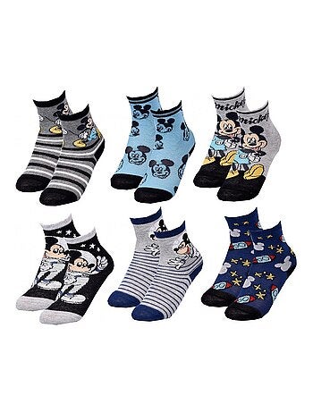 Confezione di 6 Calzini Bambino DISNEY MICKEY MOUSE