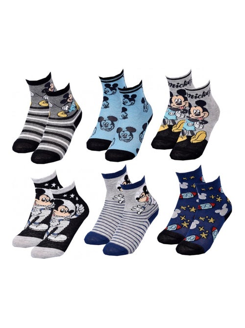 Confezione di 6 Calzini Bambino DISNEY MICKEY MOUSE - Kiabi Confezione di 6 Calzini Bambino DISNEY MICKEY MOUSE - Kiabi