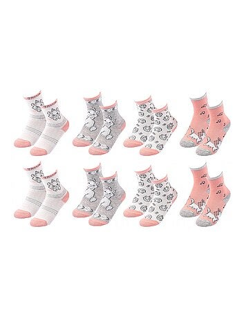 Confezione di 8 Calzini Bambina DISNEY CLASSIC