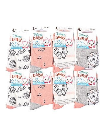 Confezione di 8 Calzini Bambina DISNEY CLASSIC