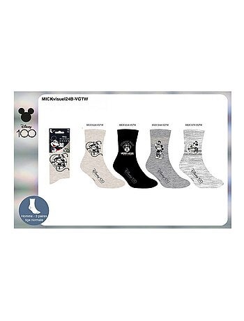 Confezione di 8 Calzini Uomo MICKEY