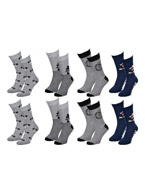 Confezione di 8 Calzini Uomo MICKEY - Kiabi Confezione di 8 Calzini Uomo MICKEY - Kiabi