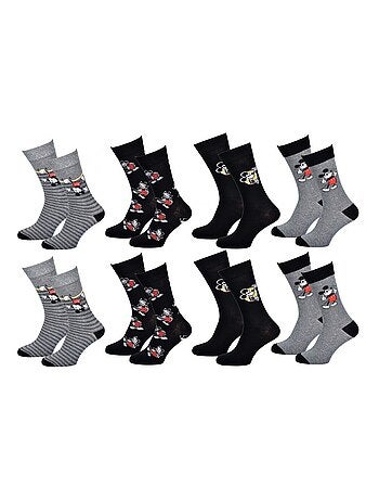Confezione di 8 Calzini Uomo MICKEY