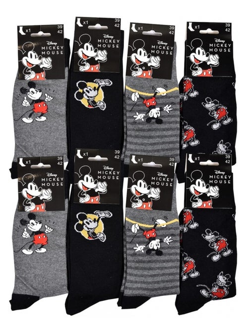 Confezione di 8 Calzini Uomo MICKEY - Kiabi Confezione di 8 Calzini Uomo MICKEY - Kiabi