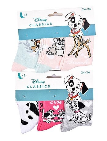 Confezione di 9 calzini bambina DISNEY CLASSIC