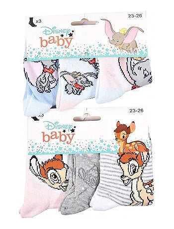Confezione di 9 calzini bambina DISNEY CLASSIC