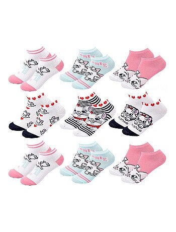 Confezione di 9 calzini bambina DISNEY CLASSIC