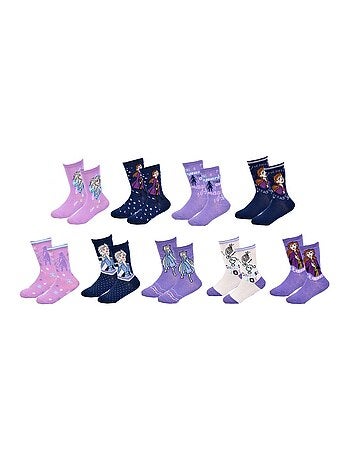 Confezione di 9 calzini bambina LA REINE DES NEIGES