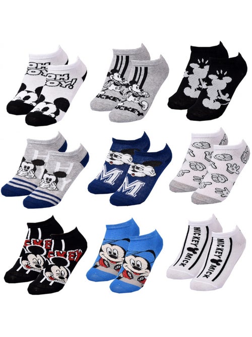 Confezione di 9 calzini bambino DISNEY MICKEY MOUSE - Kiabi