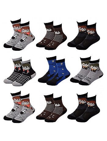 Confezione di 9 calzini bambino HARRY POTTER