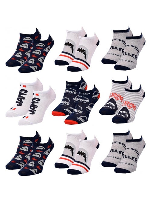 Confezione di 9 Calzini Bambino JAWS - Kiabi Confezione di 9 Calzini Bambino JAWS - Kiabi