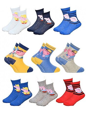 Confezione di 9 calzini bambino PEPPA PIG