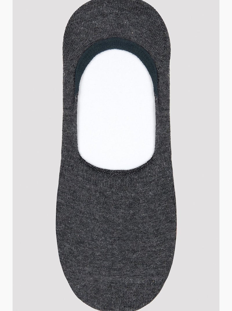 Confezione di calze invisibili helios uomo penti Grigio nero - Kiabi