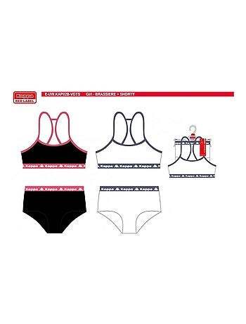 Confezione Intimo Bambina KAPPA - 2 Pezzi