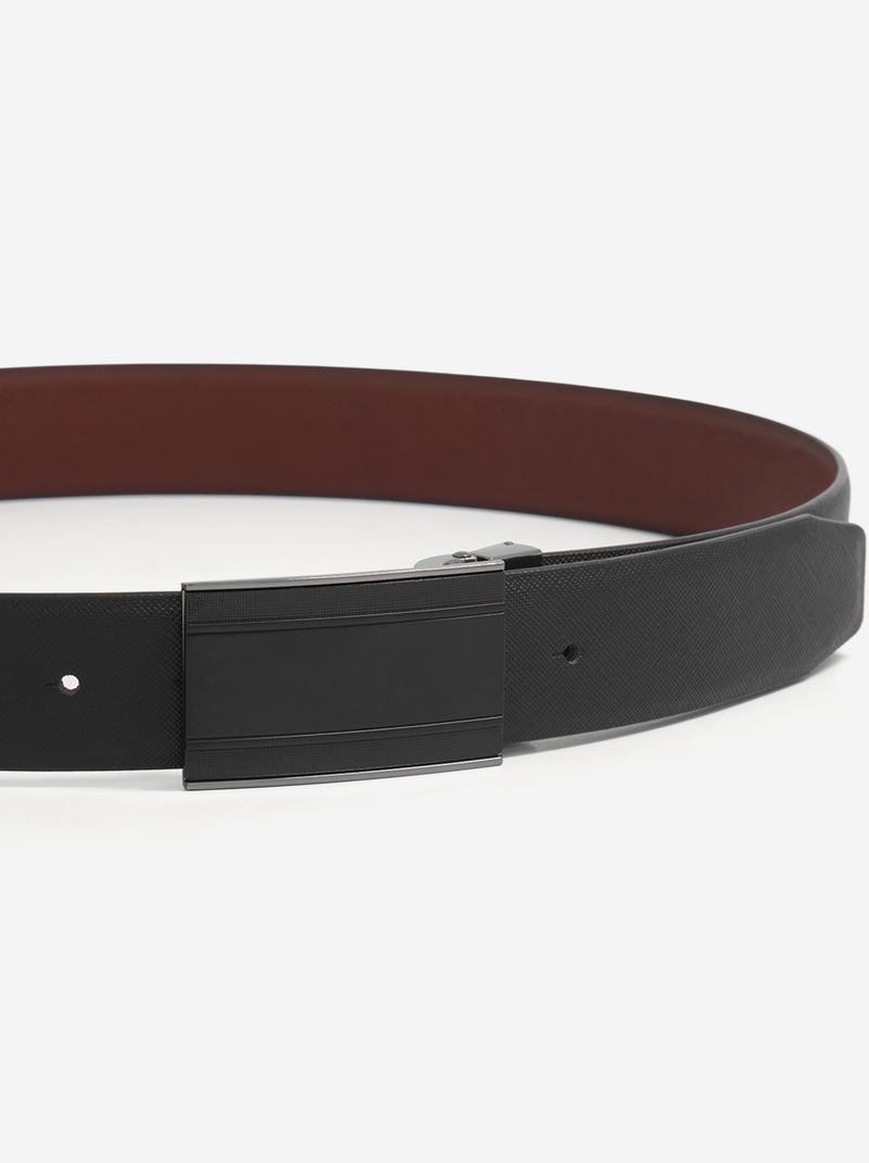 Confezione regalo - Cintura con 2 fibbie Nero - Kiabi