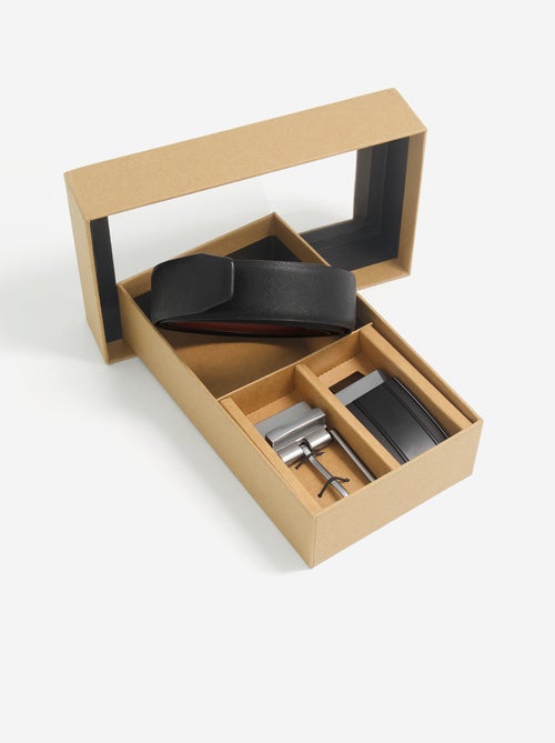 Confezione regalo - Cintura con 2 fibbie - Kiabi