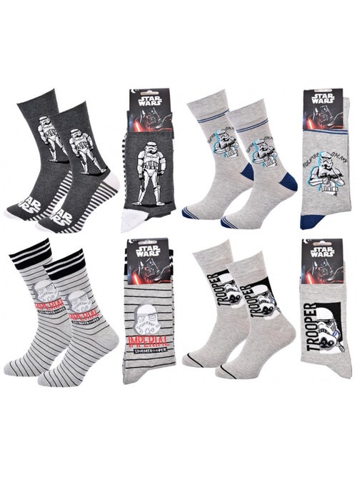Confezione Regalo Calzini Uomo LICENCE - Confezione da 4 - Kiabi