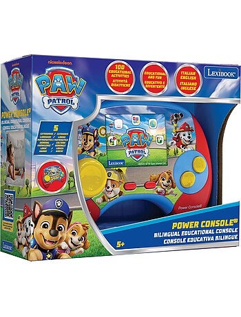 Console di gioco educativo Paw Patrol con 100 attività (EN/IT)