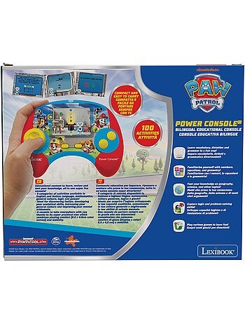 Console di gioco educativo Paw Patrol con 100 attività (EN/IT)