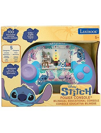 Console di gioco educativo Stitch con 100 attività (EN/IT)