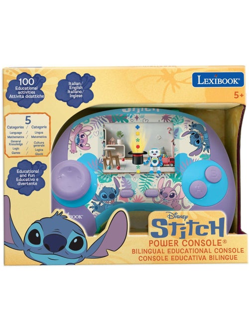 Console di gioco educativo stitch con 100 attività (en/it) - Kiabi