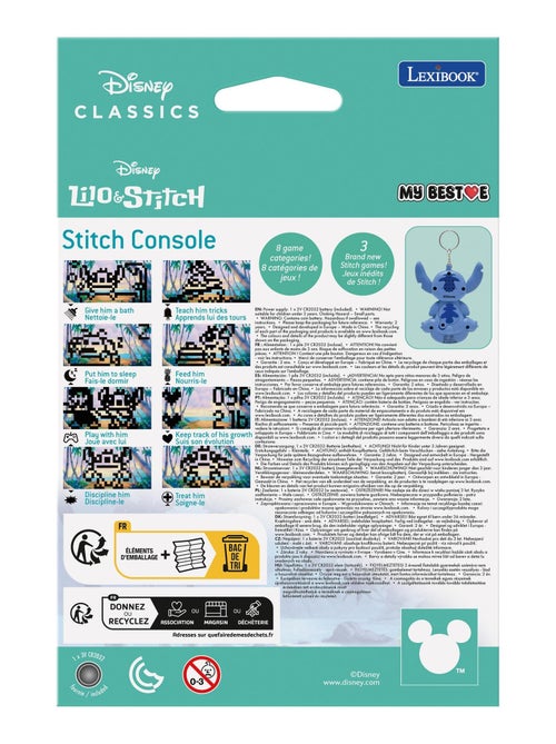 Console Disney Stitch My BestE® con schermo LCD che include 3 giochi dell'universo Disney Stitch - Kiabi