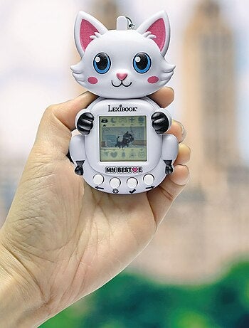 Console My BestE® Gigapets® 2 Cats con schermo LCD e attacco per portachiavi