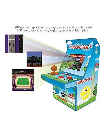 Console portatile Cyber Arcade? con LCD a colori da 2,8'' e 200 giochi dal design retr?