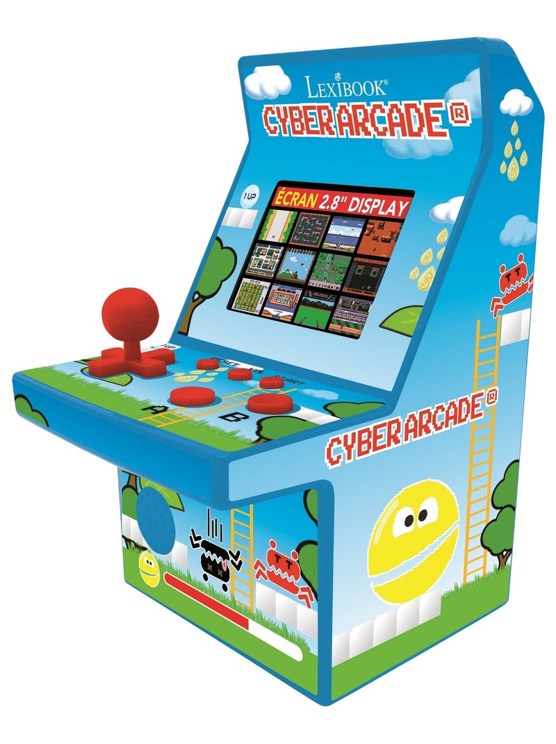 Console portatile Cyber Arcade® con LCD a colori da 2,8'' e 200 giochi dal design retrò Blu - Kiabi