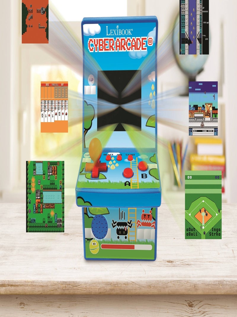 Console portatile Cyber Arcade® con LCD a colori da 2,8'' e 200 giochi dal design retrò Blu - Kiabi