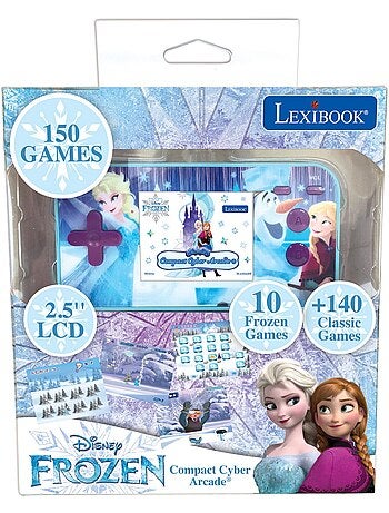 Console portatile cyber arcade® pocket frozen écran 2.5'' 150 giochi di cui 10 la reine des neiges